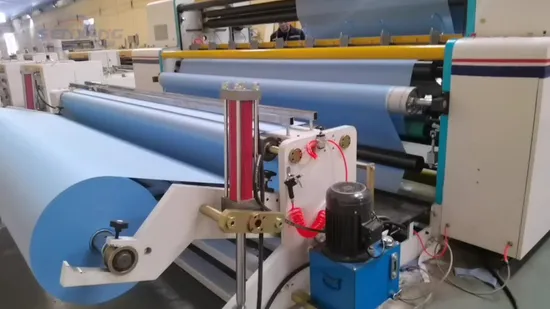 High Speed Automatic Film Rolls Rewinding Slitting Machine with Knife Moving System