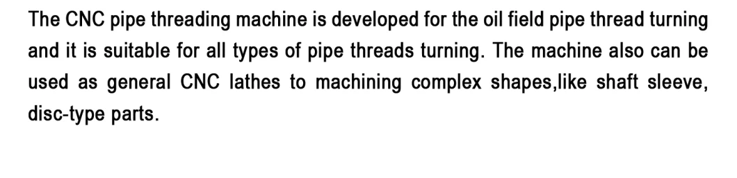 Qk1313 Ck Series PVC Pipe CNC Lathe and CNC Pipe Thread Lathe