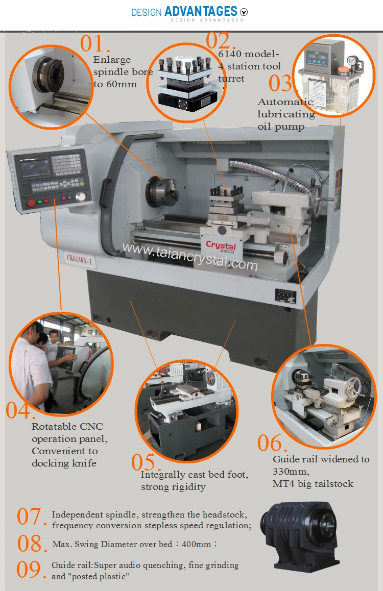 Ck Series Horizontal Automatic CNC Lathe Machine