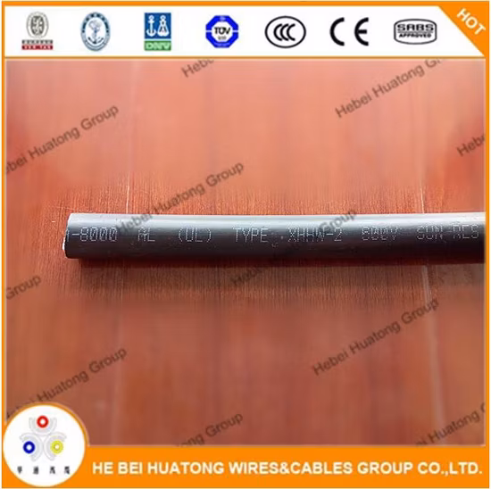 Cavo per costruzioni in alluminio serie 8000, cavo Xhhw-2 tipo UL, 600 V, 500 kcmil, rame Xhhw