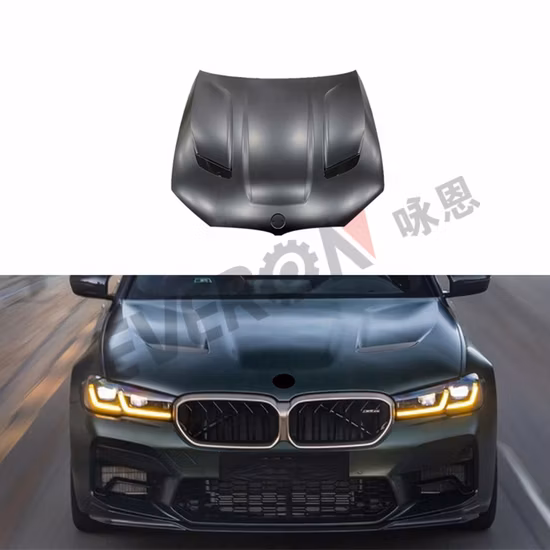 Copri cofano in alluminio stile M5 CS per serie 5 G30 G38 F90